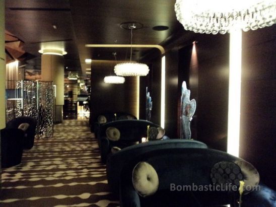 Mezzanine Lounge at Kempinski Grand Hotel in Bahrain.