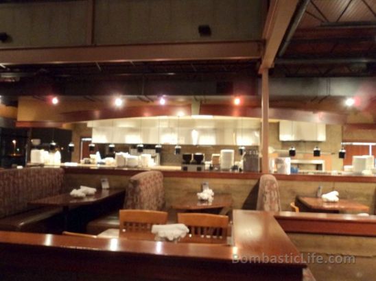 Interior of Blue Water Grill in Grand Rapids.