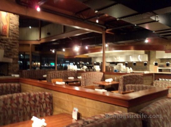 Interior of Blue Water Grill in Grand Rapids.