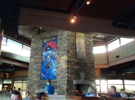 Interior of Blue Water Grill in Grand Rapids.