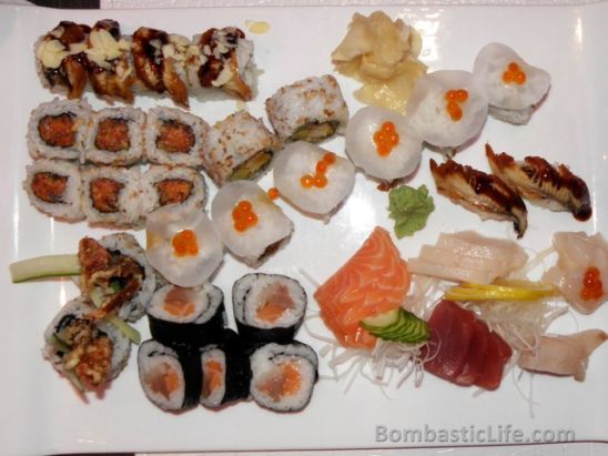 Sushi and Sashimi at Di Japanese Cuisine in Berlin.