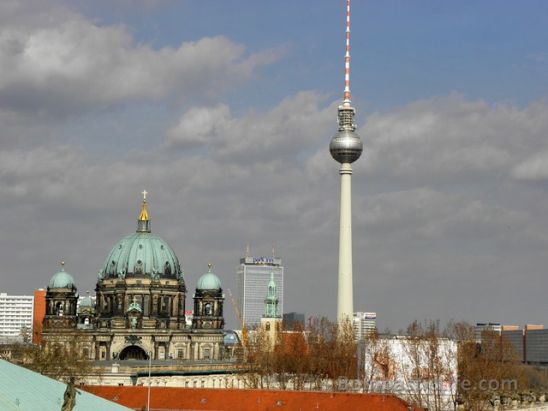 View from Roof Top Terrace @ Hotel de Rome in Berlin