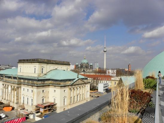 View from Roof Top Terrace @ Hotel de Rome in Berlin