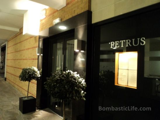 Petrus, a Gordon Ramsay Restaurant in London.