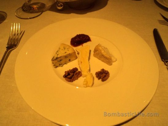 Cheese plate at Petrus.  