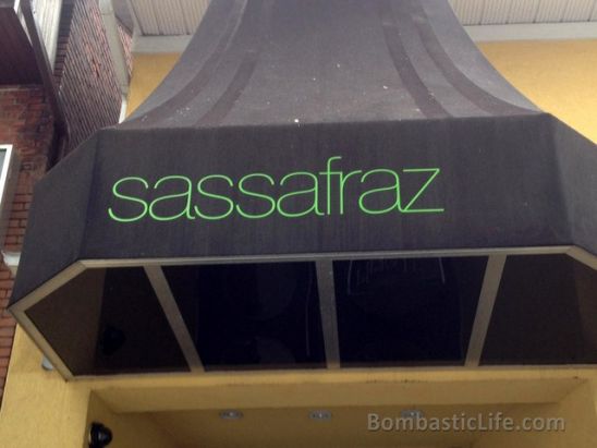 Sassafraz Restaurant in Toronto.