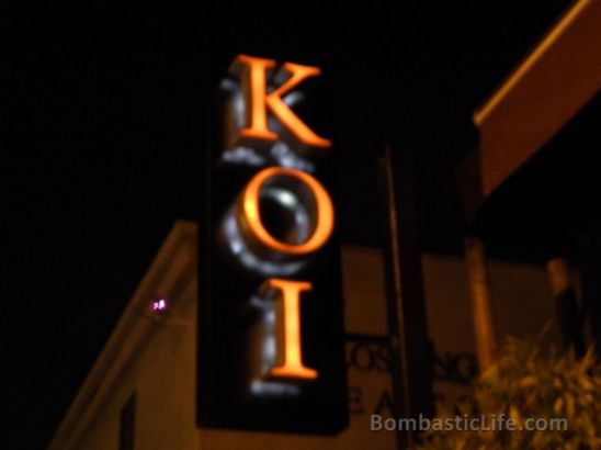 Koi Sushi Restaurant in West Hollywood
