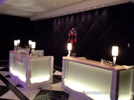 Reception Desk at the W Hotel in Washington DC