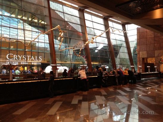 Front Deck at Aria Hotel and Casino in Las Vegas