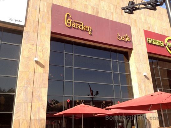 Crimson Garden Iranian Restaurant at Spoons Kuwait.