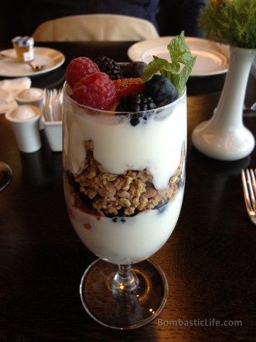 Breakfast Parfait at Café Vettro at Aria in Las Vegas